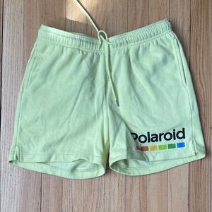 Polaroid Light Yellow Casual Shorts